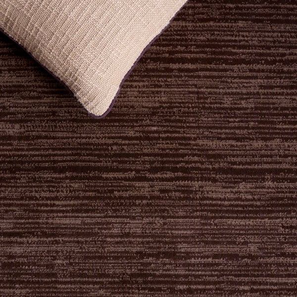 Vision 11 ft. x 15 ft. Brown Solid Color Area Rug