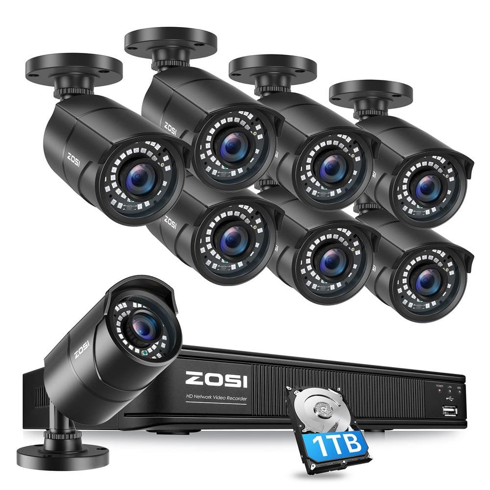 poe security camera system 1080p