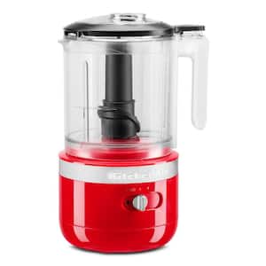Cordless 5-Cup Passion Red Food Chopper