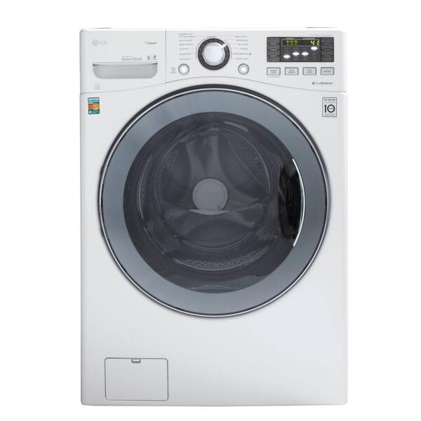LG 4.0 DOE cu. ft. High-Efficiency Front Load Washer in White, ENERGY STAR-DISCONTINUED