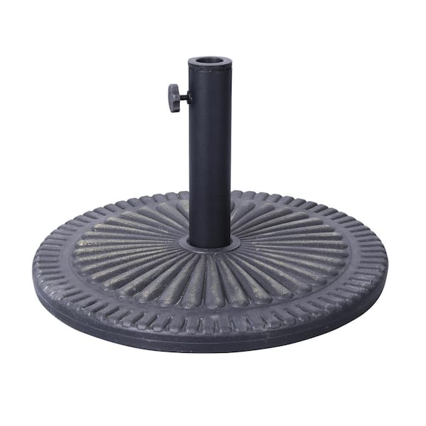 Carnegy Avenue 32 lbs. Steel Patio Umbrella Base in Bronze