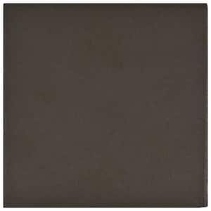 Quarry Bullnose Black 5-7/8 in. x 5-7/8 in. Matte Ceramic Floor and Wall Tile Trim