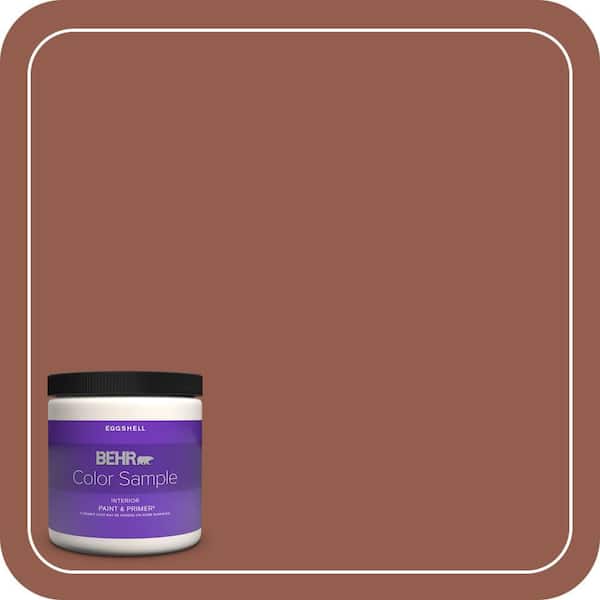 BEHR PREMIUM PLUS 8 oz. #200F-6 Sequoia Grove Eggshell Enamel Interior Paint & Primer Color Sample