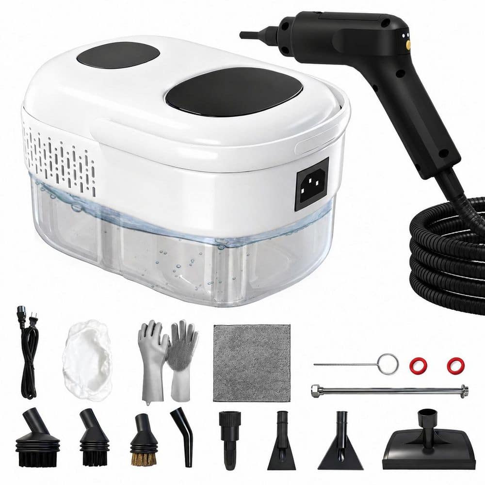 2500W High-Pressure Corded Steam Cleaner with 1.4L Large Tank,3-Level Adjustable Handle for Tile, Grout, Upholstery price history on PriceWatchPro