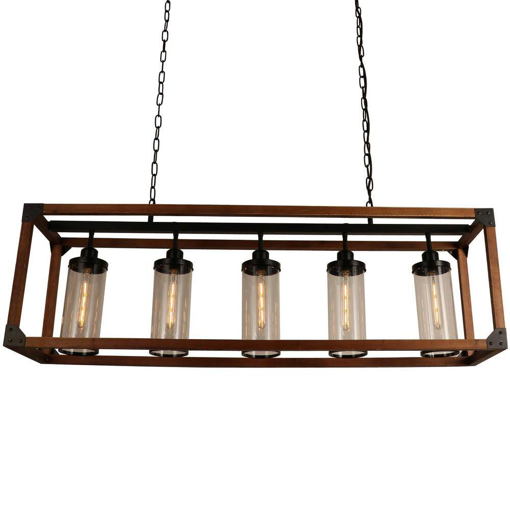 Buris 47 in. 5-Light Indoor Forged Black Chandelier price history on PriceWatchPro