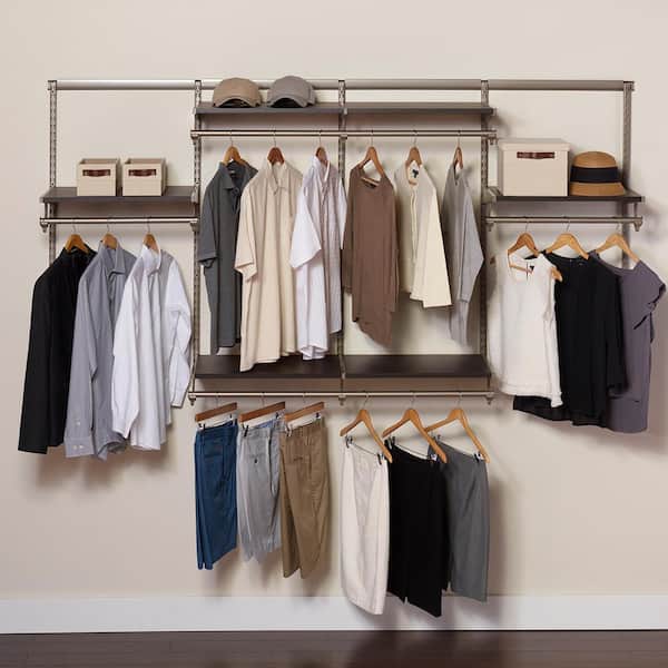 Closet Culture 16 in. x 23 in. Wood Shelf in Espresso