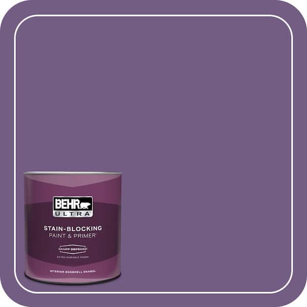BEHR ULTRA 1 qt. #650B-7 Mystical Purple Extra Durable Eggshell Enamel Interior Paint & Primer
