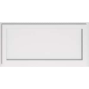 1 in. P X 26 in. W X 13 in. H Rectangle Architectural Grade PVC Contemporary Ceiling Medallion