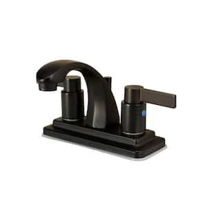 Everett 4 in. Centerset 2-Handle High-Arc Bathroom Faucet in Oil Rubbed Bronze