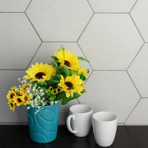 Vintage Hex Blanco 8-5/8 in. x 9-7/8 in. Porcelain Floor and Wall Tile (11.5 sq. ft./Case)