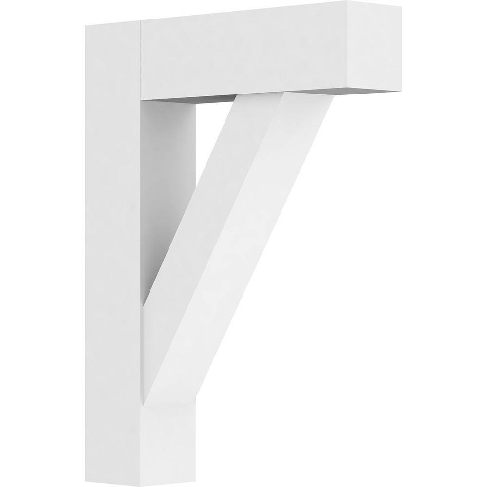 Standard Traditional 5 in. W x 32 in. H x 24 in. D Signature Urethane Polyurethane Bracket With Block Ends price history on PriceWatchPro