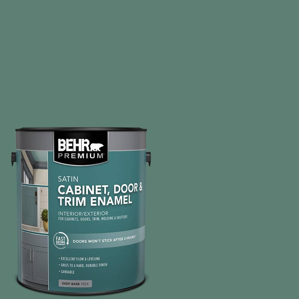 BEHR PREMIUM 1 gal. M4406 Trellis Vine Satin Enamel Interior/Exterior