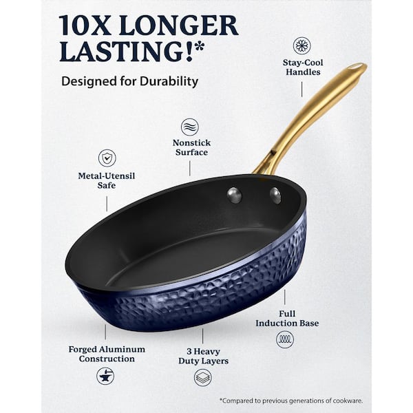 Made In 12 Non Stick Frying Pan, Harbour Blue by  - Dwell