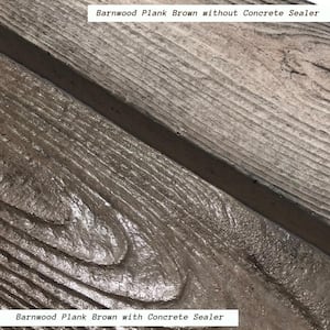 75 sq. ft. Barnwood Plank Patio-On-A-Pallet Paver Set in Brown