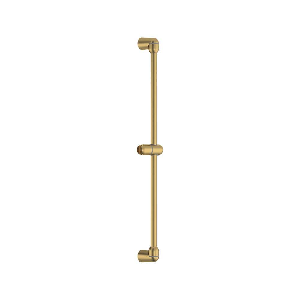 Adjustable 36-Inch Gold Stainless Steel Shower Slide Bar
