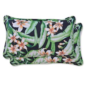 Naya Rectangle Lumbar Outdoor Throw Pillow (2-Pack)
