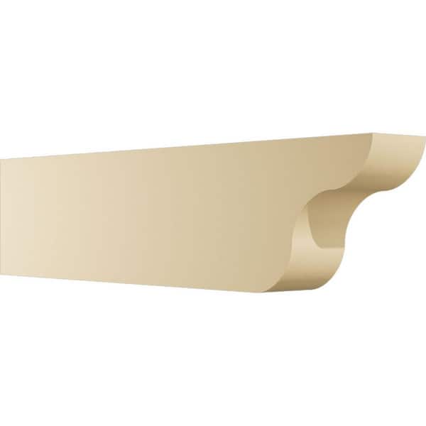 Ekena Millwork 5 in. W x 10 in. H x 42 in. L Standard Carmel Signature Urethane Outlooker, Primed Tan