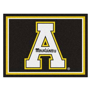 NCAA - Appalachian State Black 10 ft. x 8 ft. Indoor Rectangle Area Rug