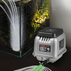 Air Flow Septic Aerator Pump 109 L/Min Linear Air Pump for 1/2 Acre 10 ft. D Ponds, Water Gardens, Waste Treatments