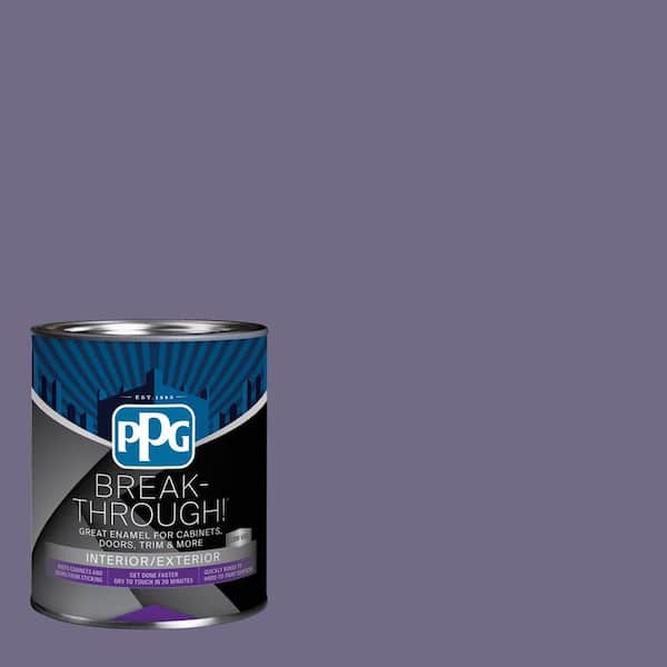 1 qt. PPG1174-6 Purple Rain Semi-Gloss Door, Trim & Cabinet Paint