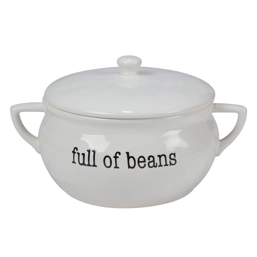 Photos - Tray Certified International Just Words 11 in. 84 oz. Multi-Colored Bean Pot 37137 