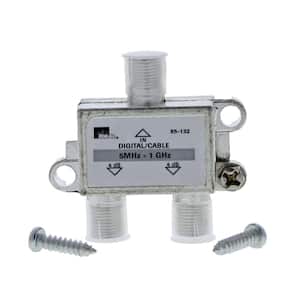 5 MHz - 1 GHz 2-Way High-Performance Cable Splitter (Standard Package, 4 Splitters)