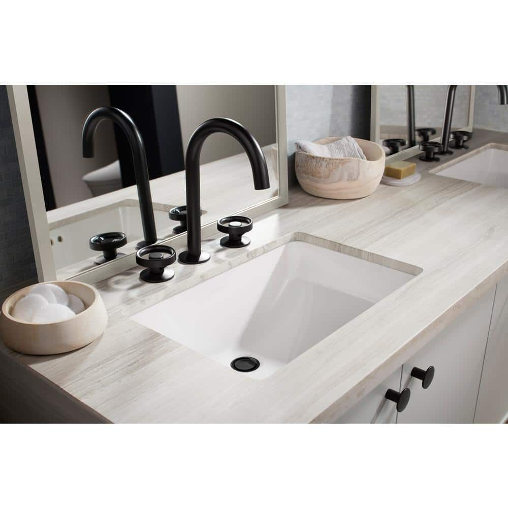 KOHLER K-2214-O Ladena 20-7/8 x 14-3/8 x 8-1/8 Undermount Bathroom Sink  White