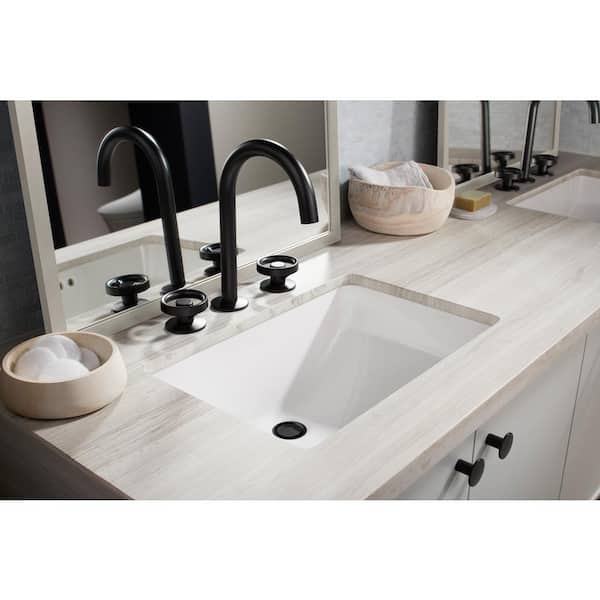 KOHLER Ladena 20-7/8 in. Undermount Bathroom Sink in White with Overflow Drain