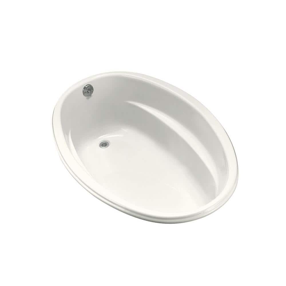 K-1147-0 60"" Drop-In Soaking Bathtub Includes Integral Lumbar Support  Molded Armrests and End Drain in -  Kohler