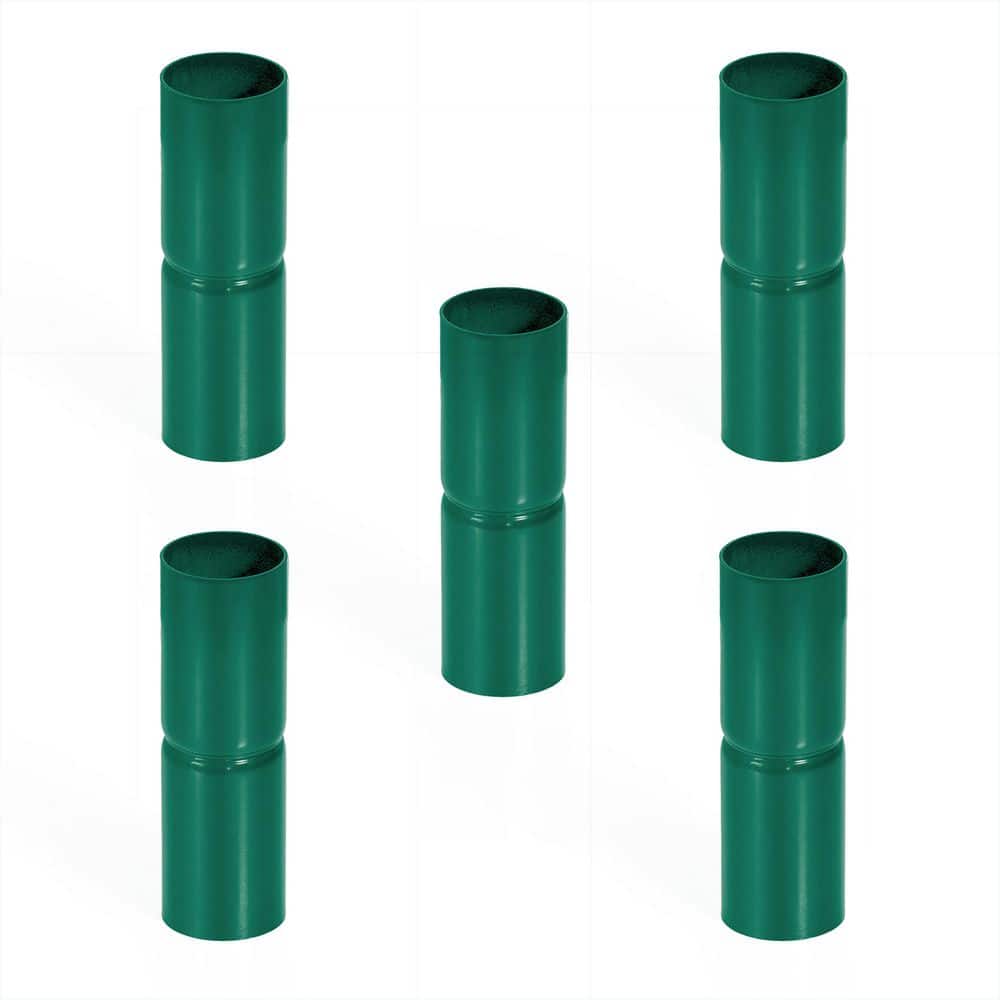 1-5/8 in. Chain Link Fence Green Galvanized Steel Top Rail Sleeve (Pack of 5) price history on PriceWatchPro