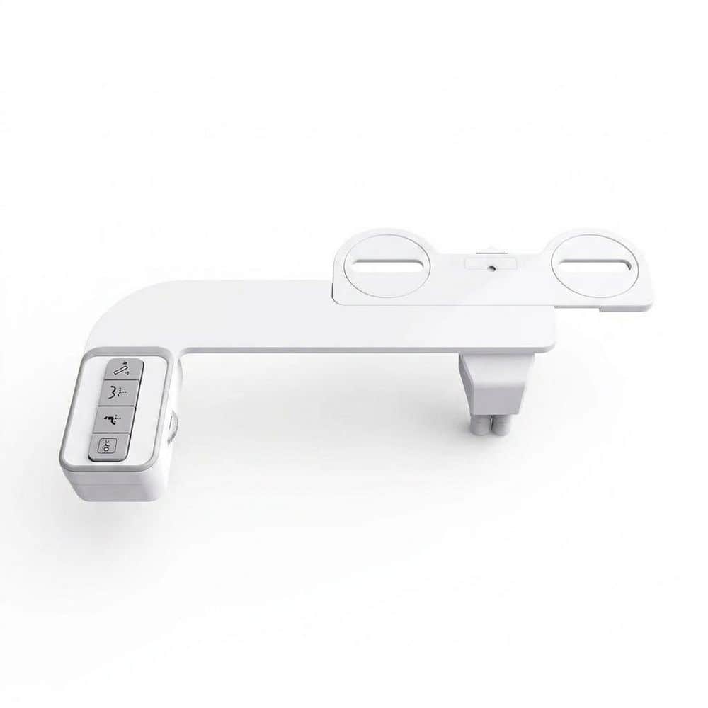 Ultra-Slim Non-Electric Bidet Attachment w/ Dual Nozzles, Adjustable Pressure, Tool-Free Installation, Self-Cleaning price history on PriceWatchPro