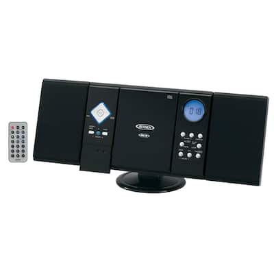 Wall Mountable CD System with Digital AM/FM Stereo Receiver and Remote Control
