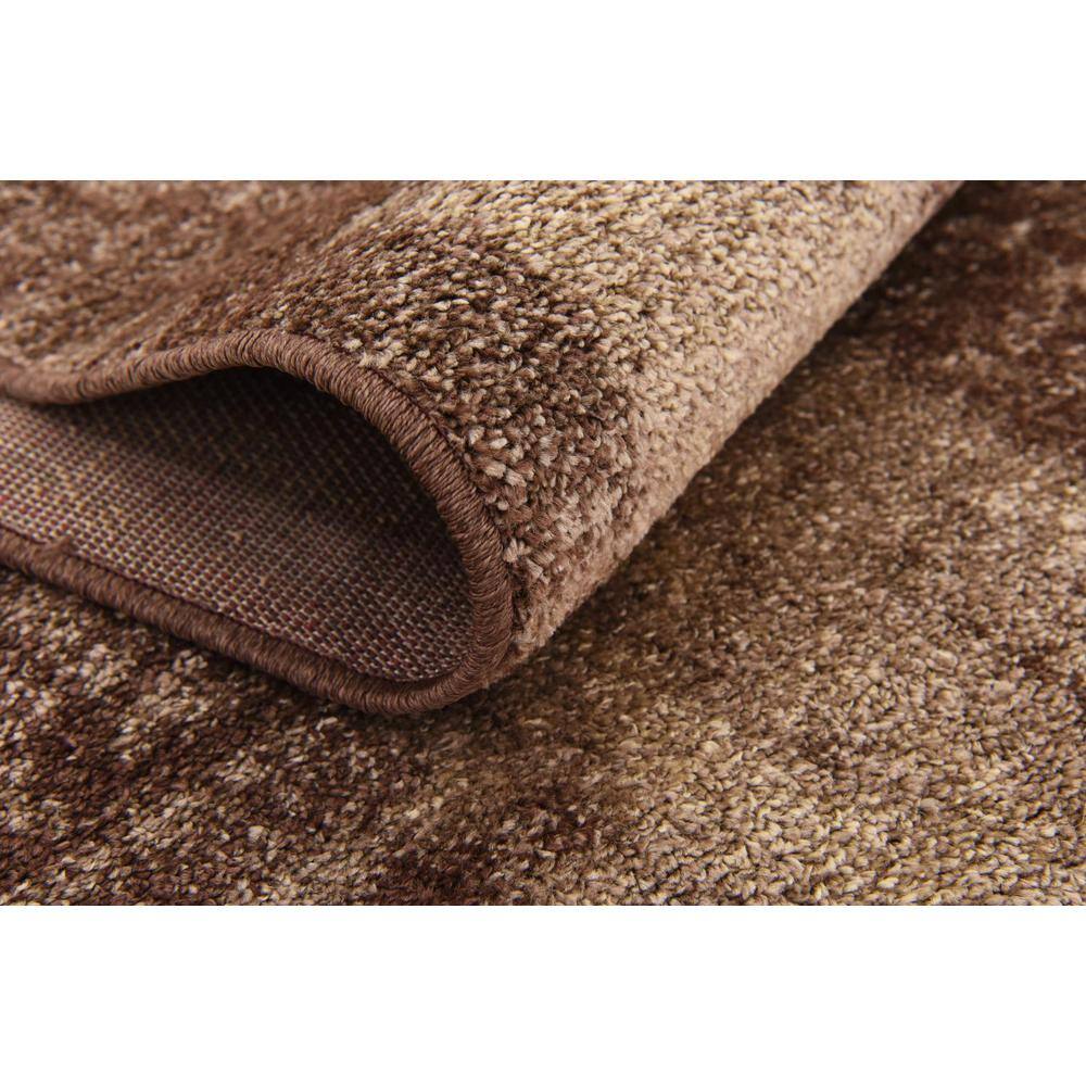 Harvest Time Charm Brown 8' x 10' Easy-Care Synthetic Rug