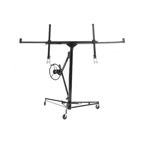 54 in. x 54 in. Trowel, 11 ft. Panel Hoist Jack Lifter Drywall Lift Panel Lift Drywall in Black