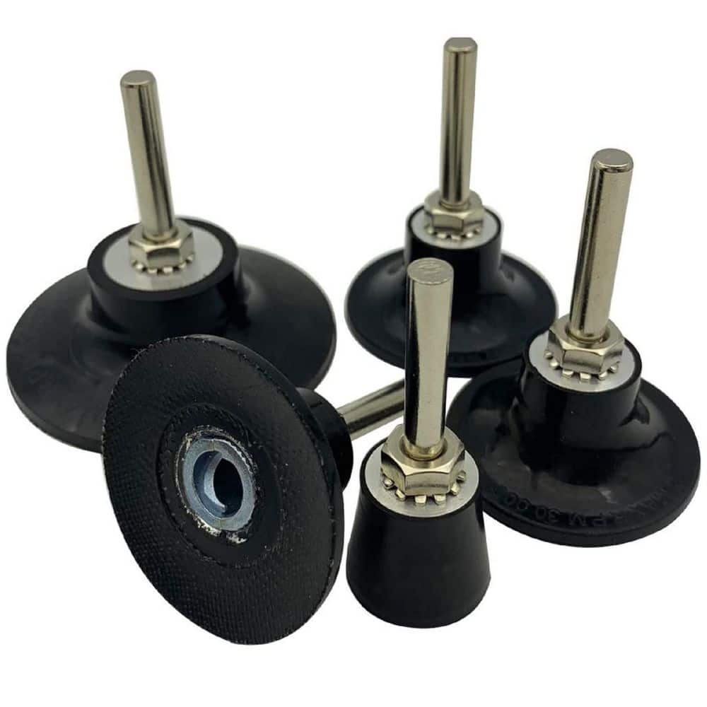 Rubber Disc Pad Holder Adapter with 1/4 in. Shank for Die Grinder Polishing Sanding Grinding (5-Pack) price history on PriceWatchPro