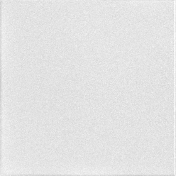 Basic Plain White 1.6 ft. x 1.6 ft. Glue Up Foam Ceiling Tile (768 sq. ft. /Case)