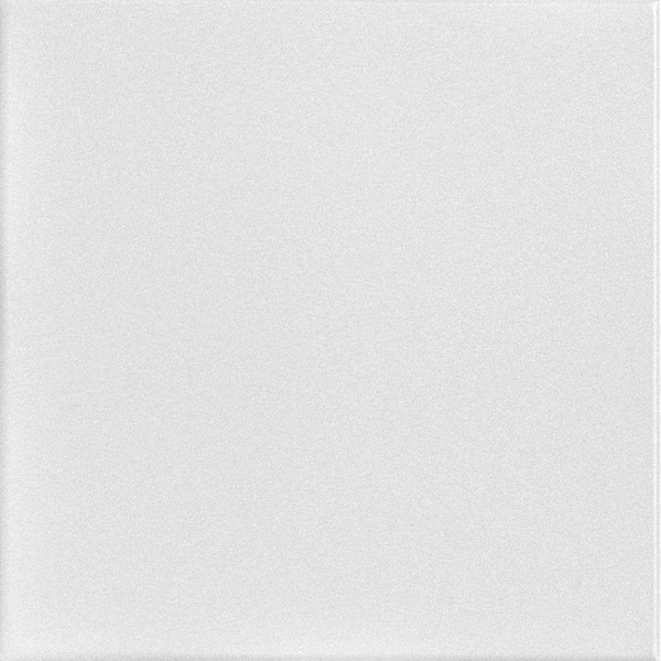 A La Maison Ceilings Basic Plain White 1.6 ft. x 1.6 ft. Glue Up Foam Ceiling Tile (21.6 sq. ft./case)