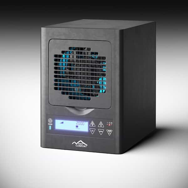 NEW COMFORT Black BL 3000 6 Stage Ozone Generator Air Purifier with Electronic Display