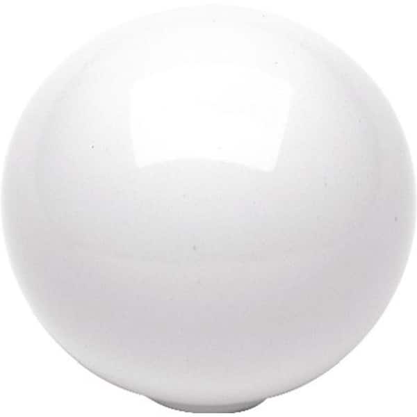 HICKORY HARDWARE Conquest 1-1/4 in. White Cabinet Knob