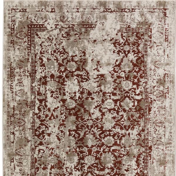 5 X 8 Red Oriental Runner Rug