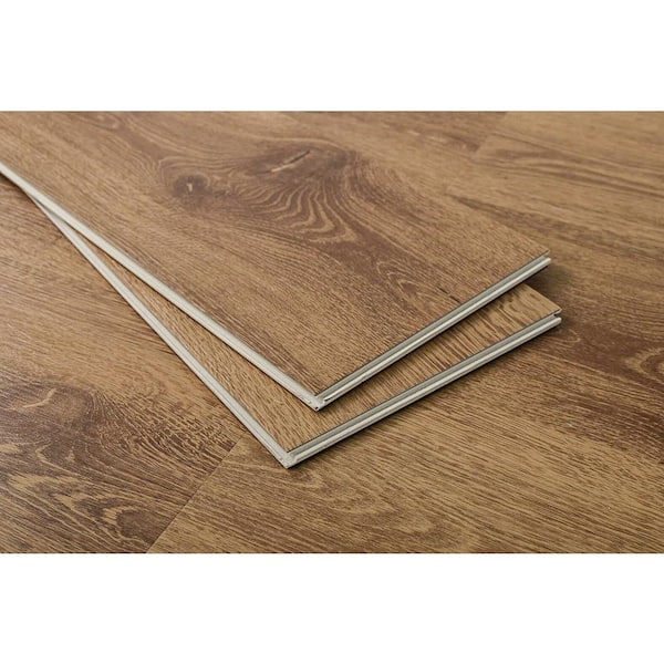 Take Home Sample - Romulus Tapered Anzac 20 MIL x 9 in. W x 60 in. L Click Lock Waterproof Vinyl Plank Flooring