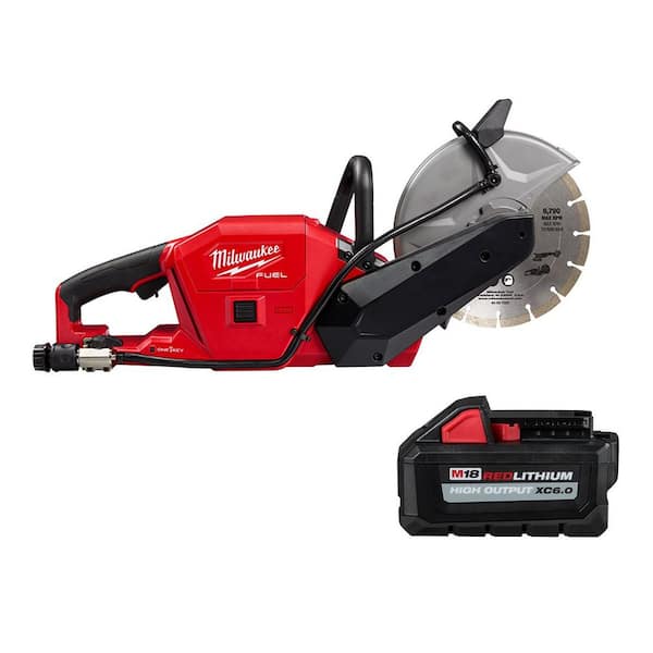 M18 FUEL ONE-KEY 18V Lithium-Ion Brushless Cordless 9 in. Cut Off Saw with (1) 6.0 Ah Battery