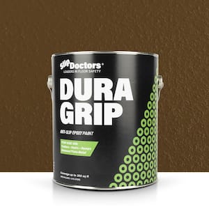 Dura Grip 1 gal. Brown Semi-Gloss Epoxy Non-Slip Interior/ Exterior Concrete Sealer for Surfaces