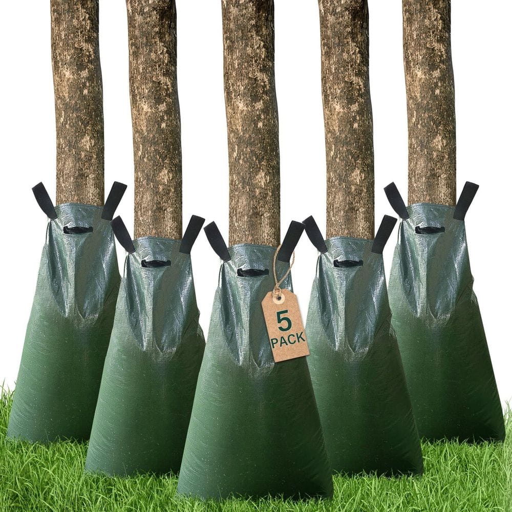 20 Gal. Durable PVC Tree Drip Irrigation Bags with Heavy Duty Zipper, Slow Release Gator Bags for Trees (5-Pack) price history on PriceWatchPro