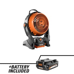 18V Hybrid Cordless Fan with 18V Lithium-Ion 1.5 Ah Battery
