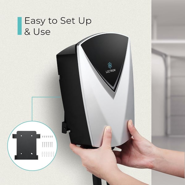 LECTRON EV Charging Station (WiFi) 48 Amp with App Control-Level 2