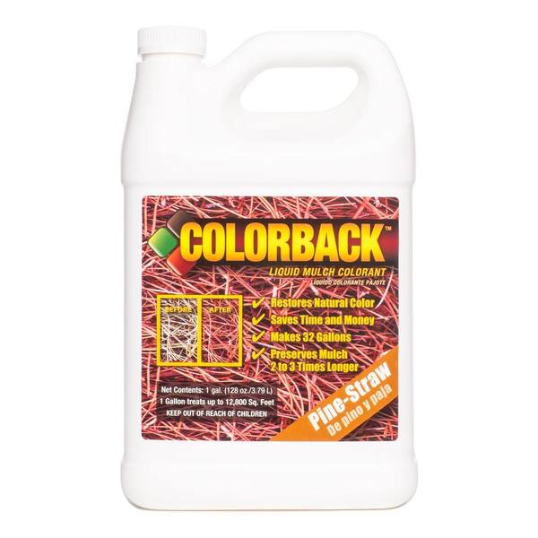 COLORBACK 1 Gal. Pine Straw Colorant Covering up to 12,800 sq. ft.