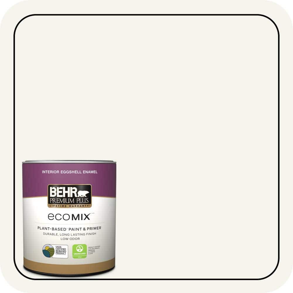 1 qt. #75 Polar Bear Eggshell Enamel EcoMix Plant-Based Interior Paint & Primer price history on PriceWatchPro