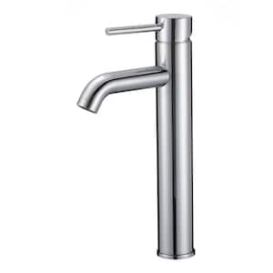 Melrose Single-Handle Single-Hole Vessel Bathroom Vanity Faucet in Polished Chrome