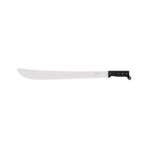 22 in. Machete with Carbon Steel Blade and Black Polypropylene Handle with Nylon Sheath